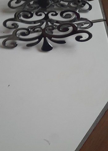 Klasik Siyah Metali gul tarzi dolp kulpu