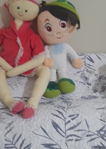 Renkli Peluş Oyuncak Bebekler abla kardes bebekleri