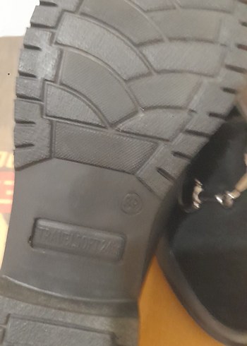 39,5 Beden Klasik Siyah Platform Topuklu Kadın Loafer 39 40 no