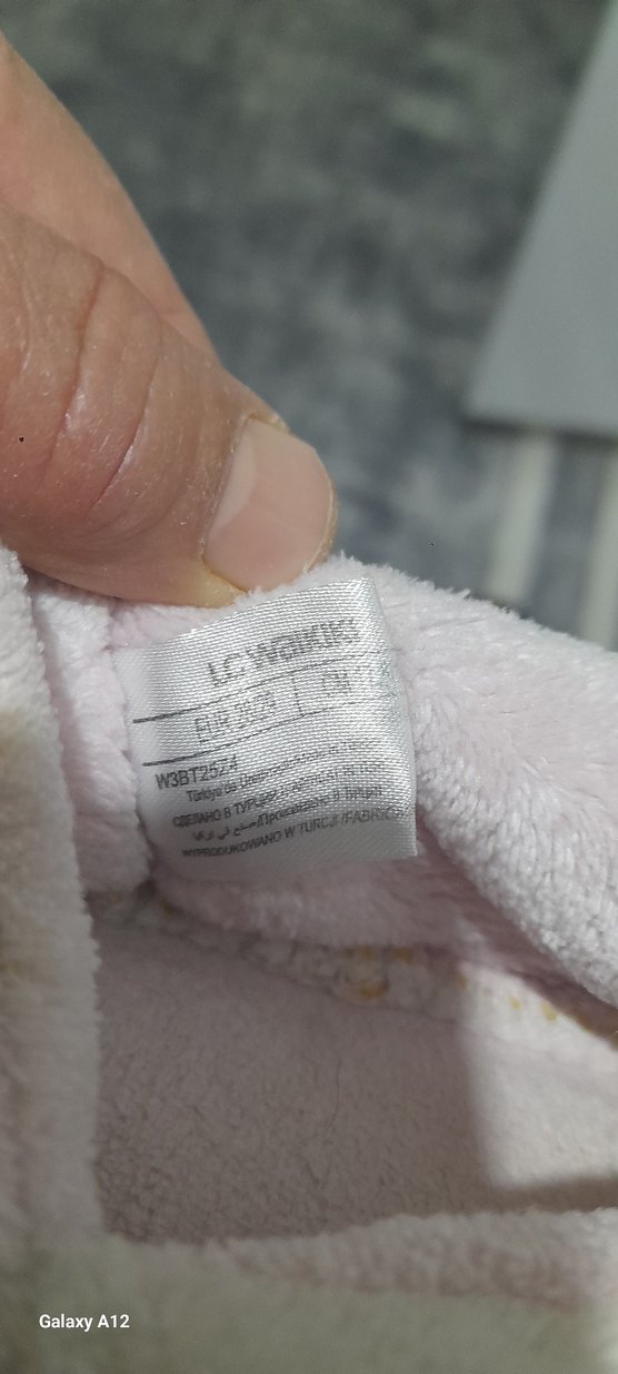 Kız Çocuk Pembe Minnie Baskılı ev pelus ayakabi 26 27 no - Görsel 2