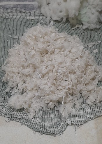 yikandi tiftiklendi adana pamugu beyaz isteyene yastik isteyene - Görsel 5