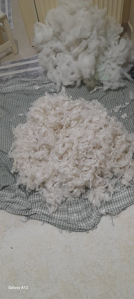 yikandi tiftiklendi adana pamugu beyaz isteyene yastik isteyene - Görsel 3