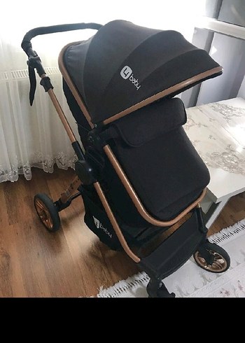 Siyah Bebek Arabası - tiravelsistem kutusulu gelircek puseti yok - Görsel 3