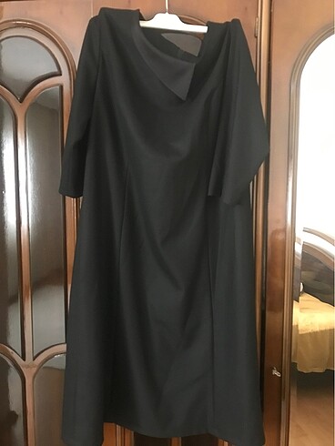 50 Beden siyah Renk Kadın yetim kol elbise