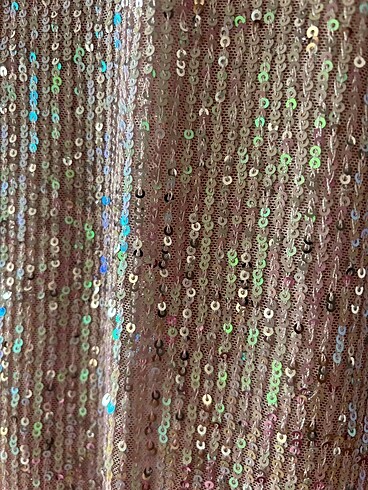 Pullu Parlak Elbise - Görsel 6