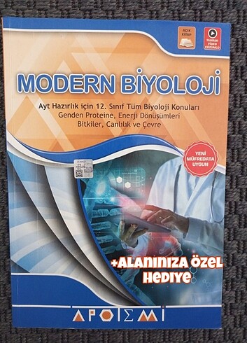 Apotemi yayınları modern biyoloji fasikülü