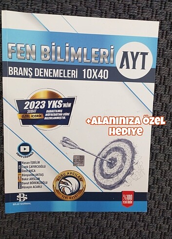 Bilgi sarma AYT fen bilimleri branş denemesi 