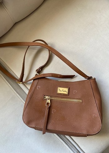 Deri Kahverengi Fermuarlı Kadın Çanta - Görsel 2