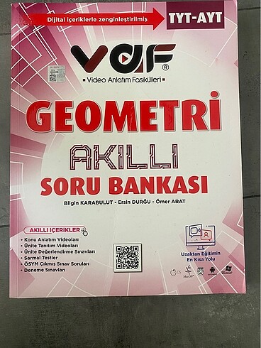 Vaf yayınları geometri soru bankası