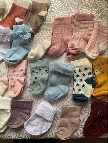 Bebek pamuklu çorap