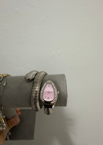 Pembe yılan Kadın Saati