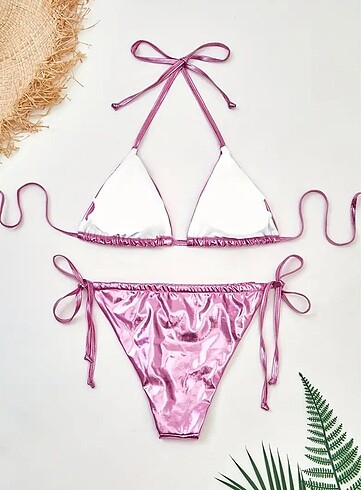 Diğer Parlak pembe bikini