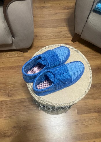 Erkek Mavi Örgü Bohem Bot 39-40 numara - Görsel 5