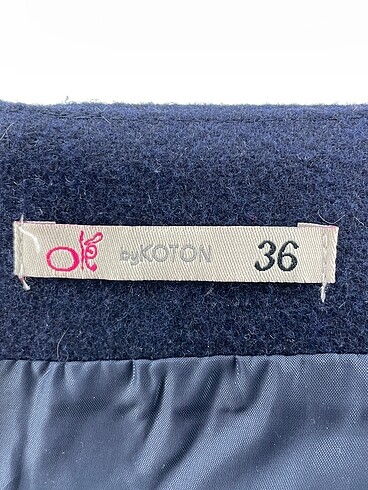 36 Beden lacivert Renk Koton Mini Etek %70 İndirimli.