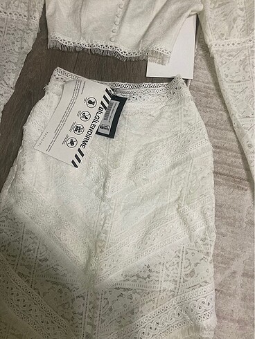 m Beden beyaz Renk Raisa Vanessa ikili takım