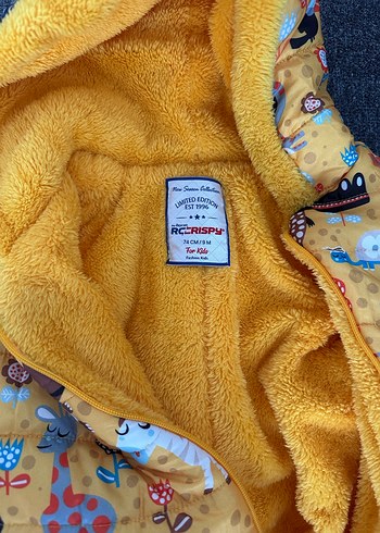 Renkli Desenli Sarı Bebek Tulum - Görsel 3