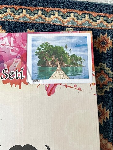  Beden Sayılarla Boyama seti (hobi seti)