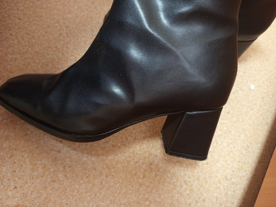 Deri Kadın Topuklu Bot - Görsel 3