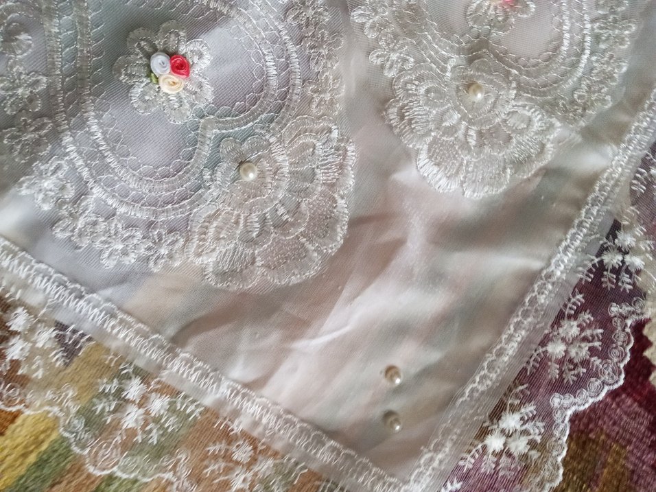 Kalp detaylı Bohça - Görsel 3