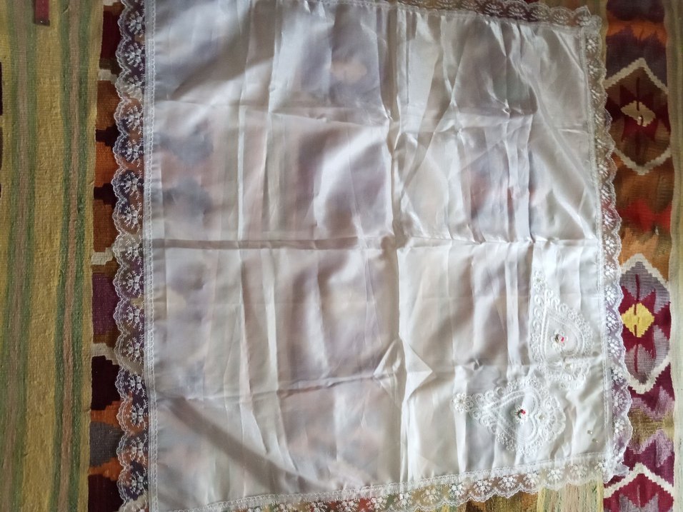 Kalp detaylı Bohça - Görsel 2