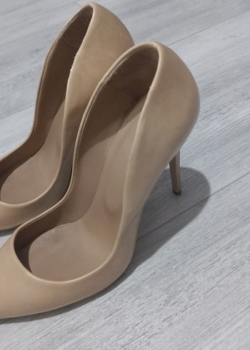 Nine West Bej Stiletto Topuklu Kadın Ayakkabı