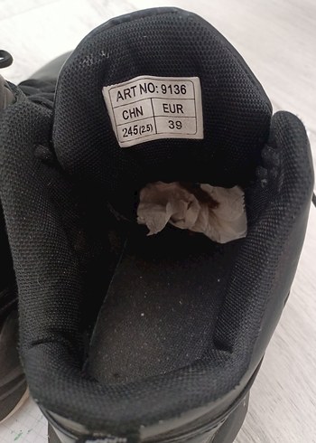 Siyah Baskılı Bağcıklı Basketbol Ayakkabısı - Görsel 5