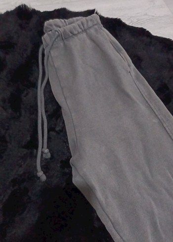 Gri Kadın Midi Kumaş Pantolon - Görsel 2