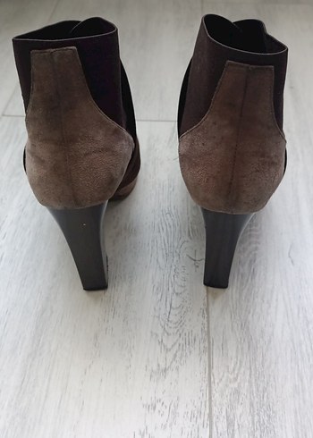 Gri Metal Topuklu Stiletto Kadın Ayakkabı - Görsel 14