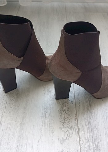 Gri Metal Topuklu Stiletto Kadın Ayakkabı - Görsel 15