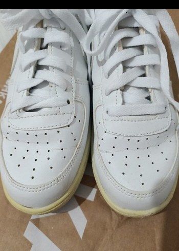Nike Beyaz Platform Topuklu Kadın Spor Ayakkabı