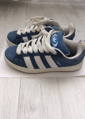 40 Beden Kadın Mavi Denim Bağcıklı Spor Ayakkabı