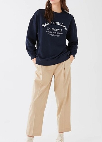 LCW Waikiki sweatshirt oversize yeni çok az kullanılmış 