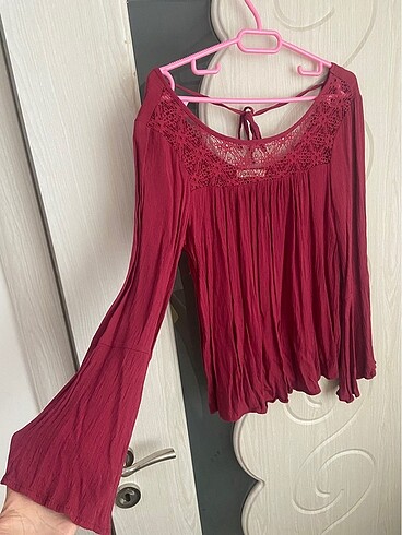 LC Waikiki Bordo bluz