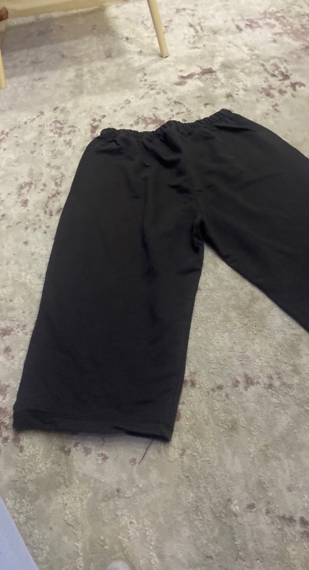 Siyah Kadın Mini Rahat şort - Görsel 2