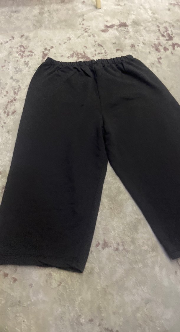 Siyah Kadın Mini Rahat şort - Görsel 3