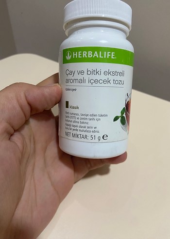 Herbalife Çay ve Bitki Ekstreli Aromalı Toz 51g