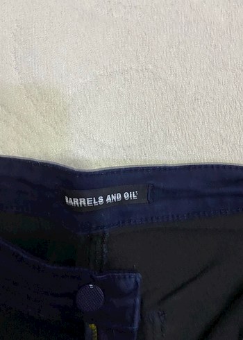 30 Beden Lacivert Kadın Denim Dar Kesim Pantolon