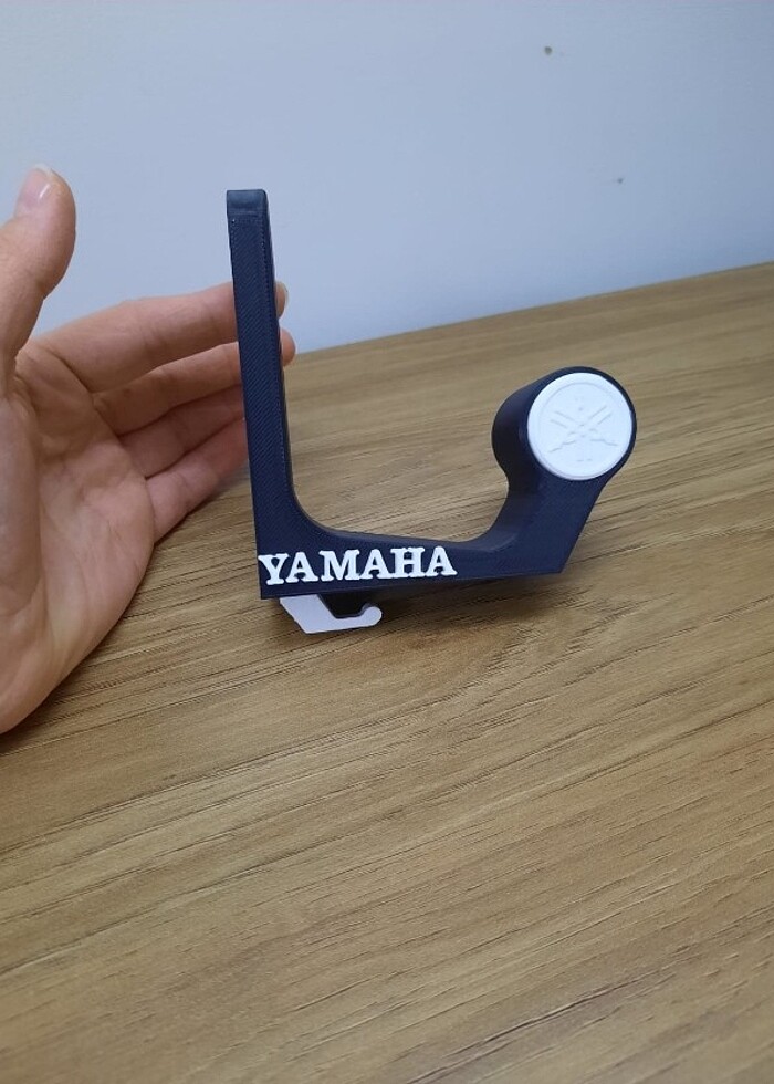 Yamaha Motorsiklet kask askısı Duavara Monte edilebilir - Görsel 2