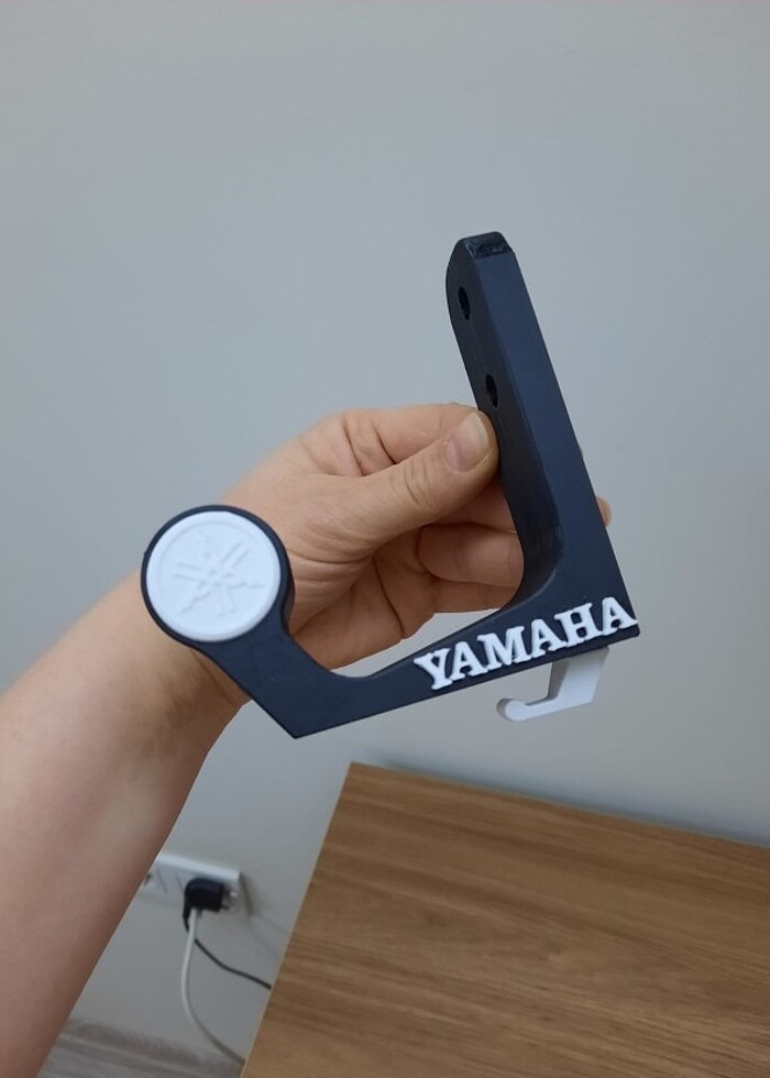 Yamaha Motorsiklet kask askısı Duavara Monte edilebilir - Görsel 3