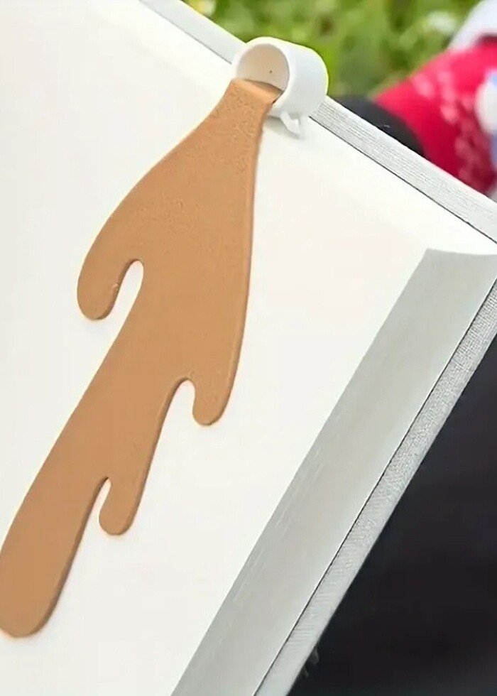 Dökülen Fincan Kahve Kitap Ayıracı  - Görsel 4