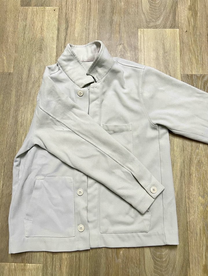 Erkek krem renk Mont - Görsel 2