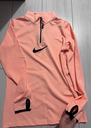 Nike Fermuarlı Pembe Uzun Kollu Kadın Sweatshirt