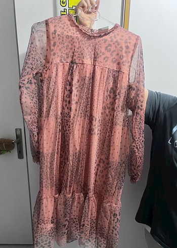 LC Waikiki Pembe Midi Mini Lc waikiki Elbise