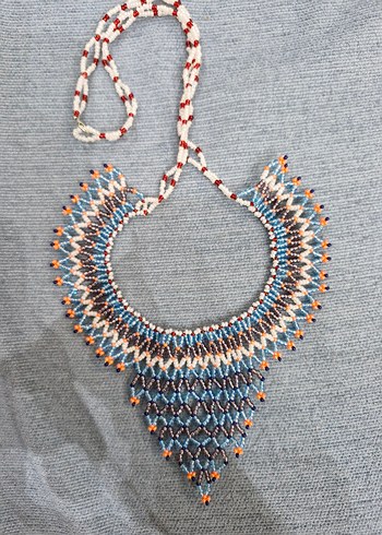 Accessorize Renkli Boncuk İşlemeli Uzun Bohem Kadın Kolye