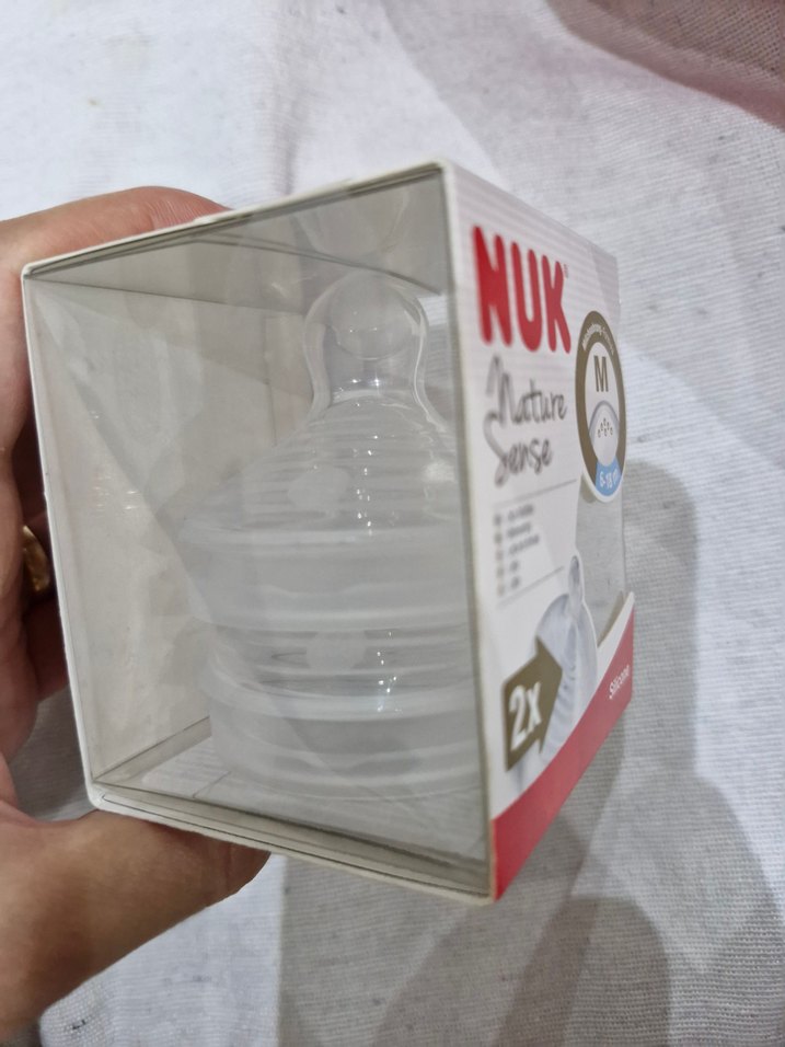 NUK Nature Sense Silikon Göğüs Pedi 6-18 Ay L Beden - Görsel 3