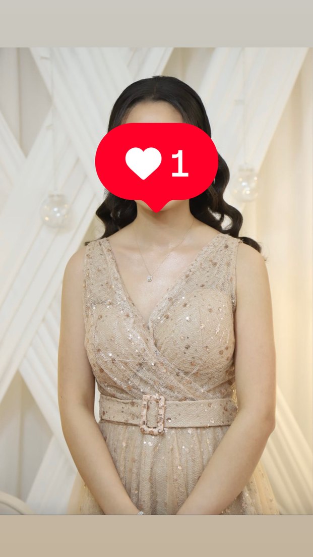 Midi abiye nişan elbisesi - Görsel 3