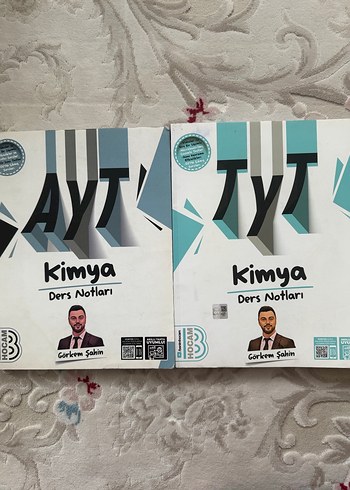 AYT ve TYT Kimya Ders Notları Seti benim hocam Gorkem Şahin