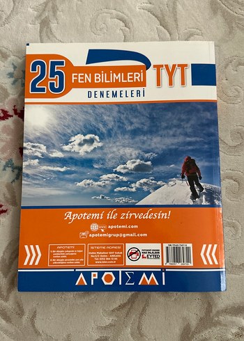 25 TYT Fen Bilimleri Denemeleri Kitabı