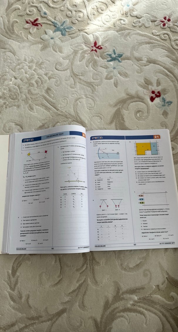 25 TYT Fen Bilimleri Denemeleri Kitabı - Görsel 3