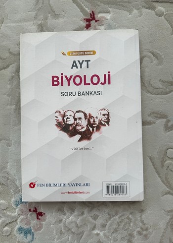 AYT Biyoloji Soru Bankası - Fen Bilimleri Yayınları - Görsel 2